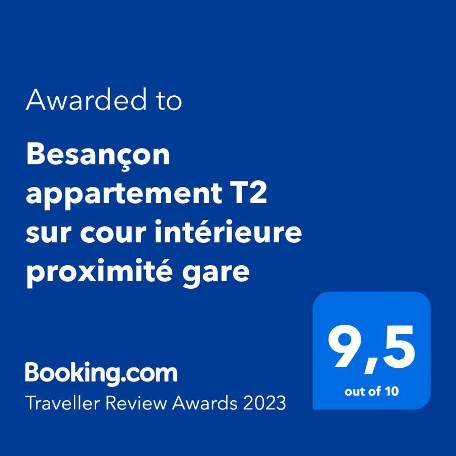 Besançon appartement T2 sur cour intérieure proximité gare Esterno foto