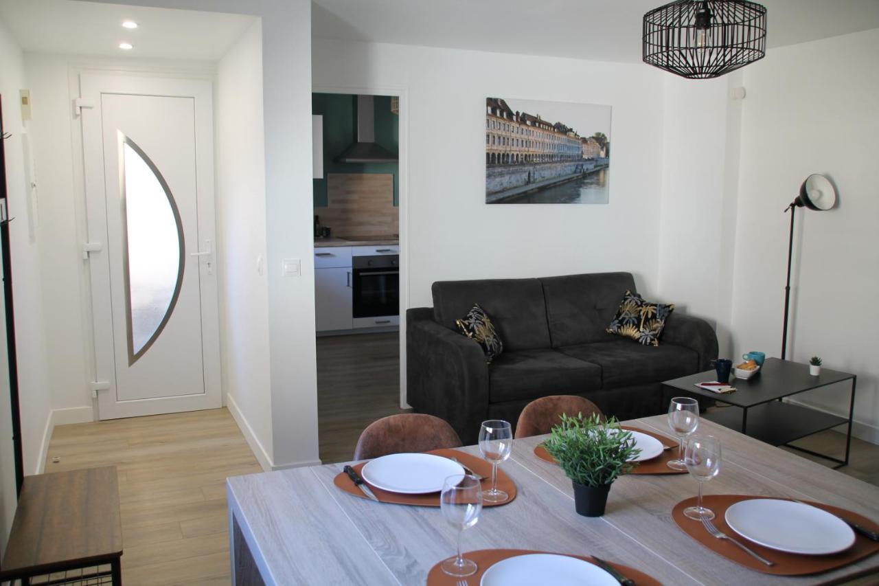 Besançon appartement T2 sur cour intérieure proximité gare Esterno foto